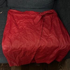 Ashley Stewart Red Pencil Skirt
